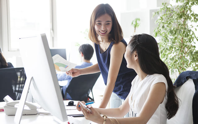 定着支援も活用し、無理なく職場に適応していくように